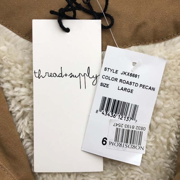 Thread & Supply Roasted Pecan Utility Snap Jacket - Picture 6 of 9